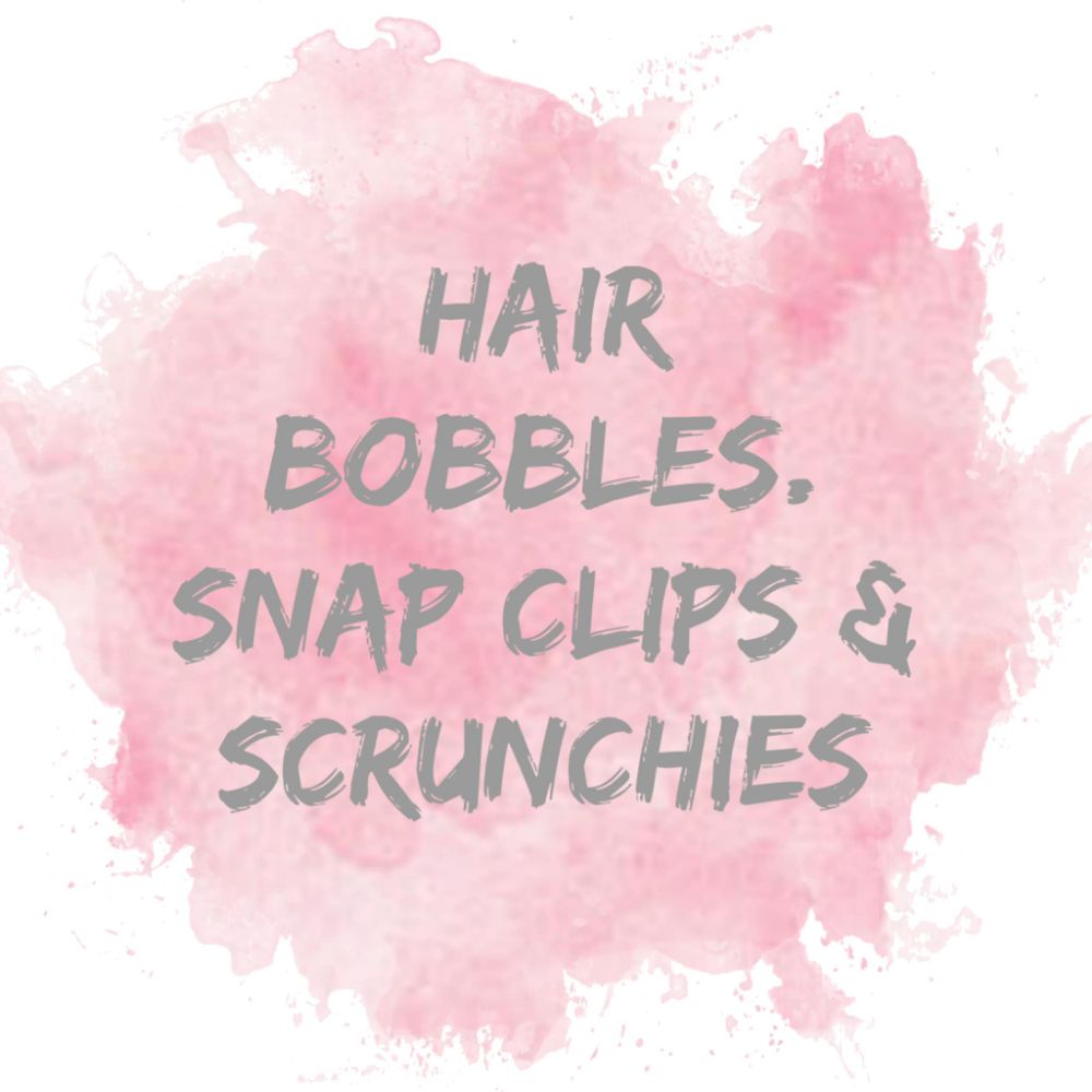 Hair Bobbles, Snap Hair Clips & Scrunchies