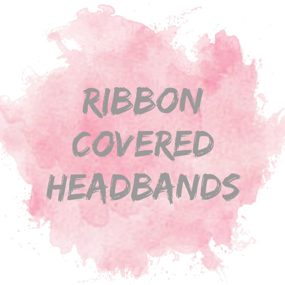 Ribbon Covered Headbands
