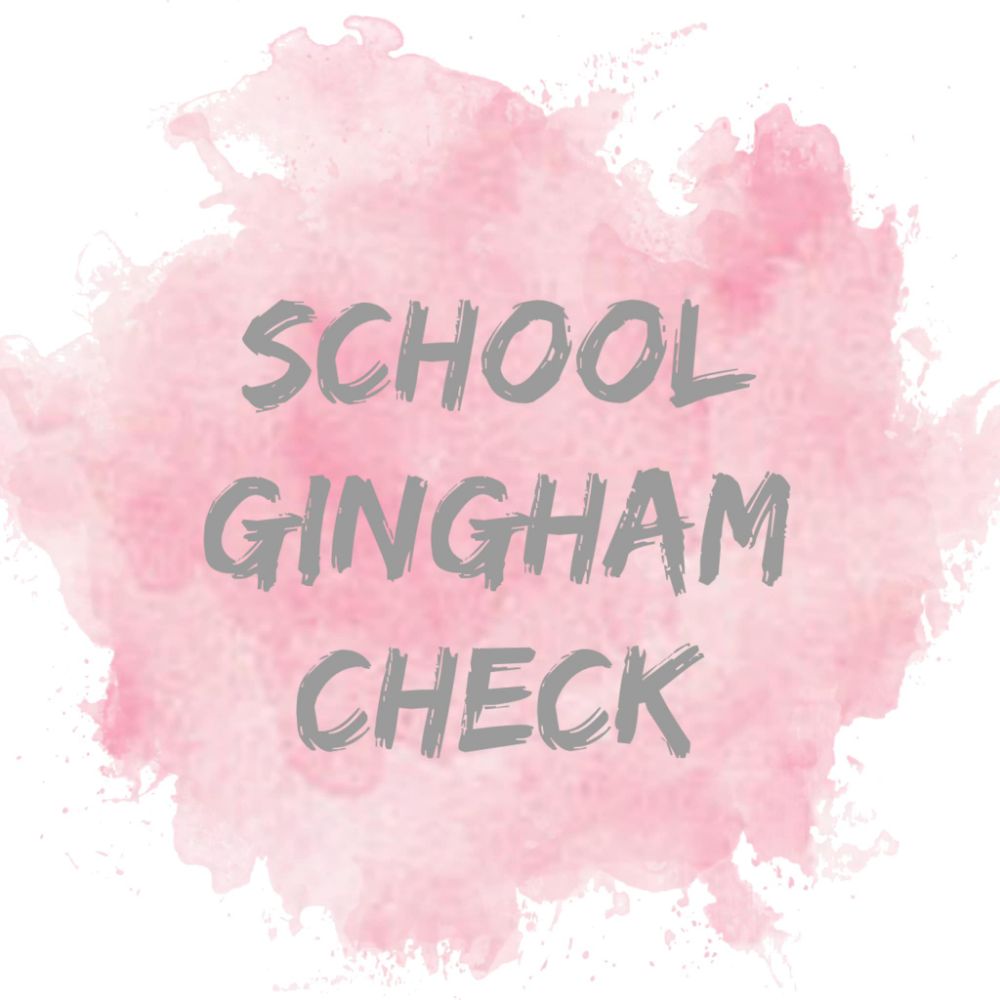 School Gingham Check