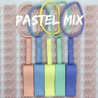 3/8" & 1" Ribbon & Dainties Bundle - Pastel Mix