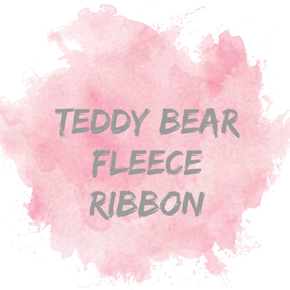 Teddy Bear Fleece Ribbon