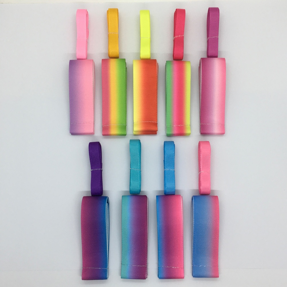 3/8" & 1" Ombre Grosgrain Ribbon Bundle