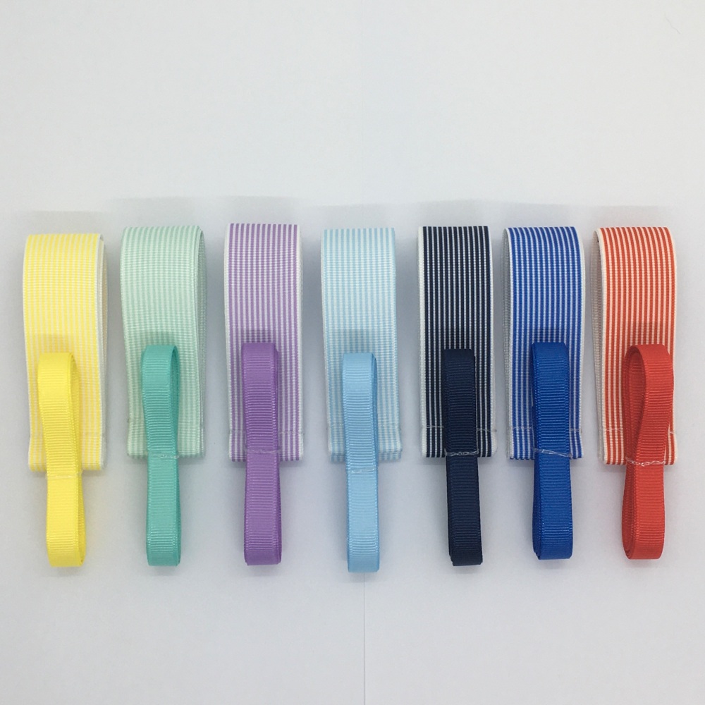 3/8" & 1" Pinstripe Grosgrain Ribbon Bundle