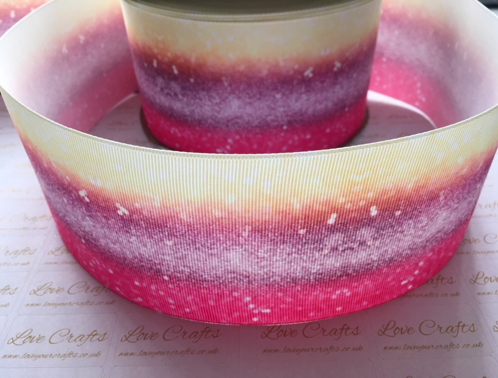 * SALE * 3" Tutti Frutti Glitz Grosgrain Ribbon