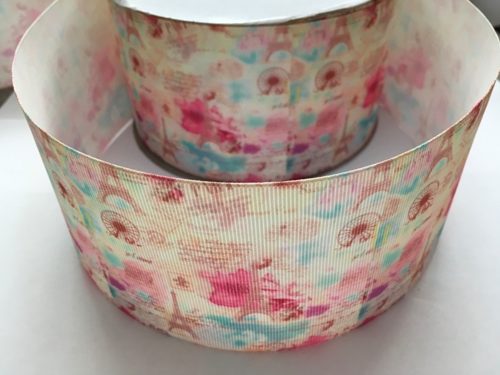 * SALE * 3" Pastel Paris Grosgrain Ribbon