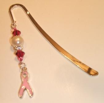 Silver-plated Bookmark for Breast Cancer Campaign