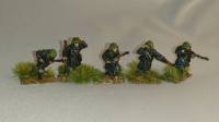 DAN03 WW2 Danish Infantry advancing and skirmishing