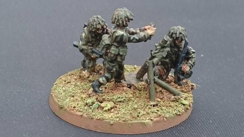 BAOR07 British with 81mm Mortar