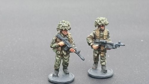BAOR25 BAOR GPMG patrol armed with GPMG and SLR