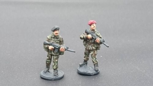 BAOR29 British Army in berets SLR patrol poses