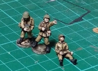 CWR19 Soviet ZPU AA gun crew in Khaki uniforms