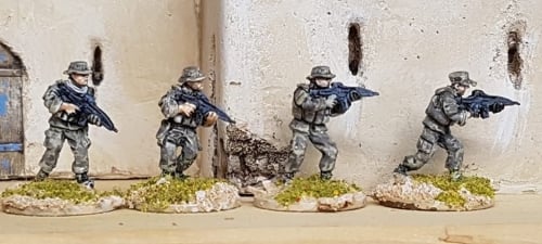 SF29 Special Forces armed with XM8 Assualt rifles
