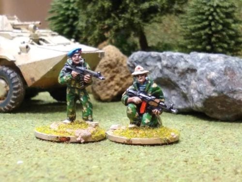 SPZ01 Soviet Spetsnaz in camo suits AK74GP25 and APS underwater rifle