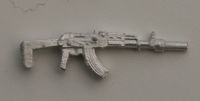 AK47S/AKMS Silencer fitted.Folding stock extended version