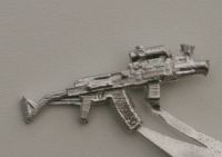 Mpi74 PMC. Shortened version of the East German Mpi74 with folding stock and red dot etc