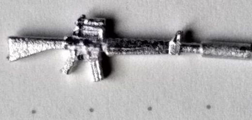 M16A1 30rnd mag with silencer and optic