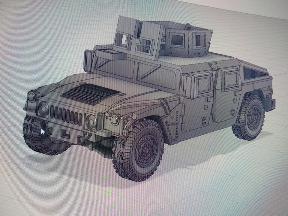VMUS10a HMMWV M1151 Armoured with GHK Late version