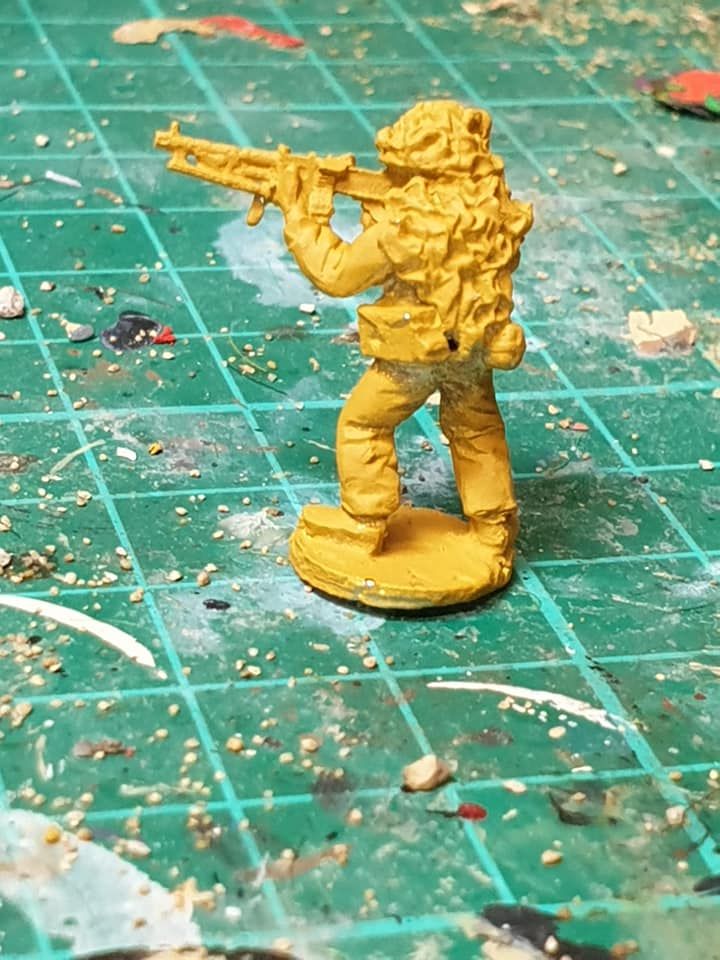 NVA16 North Vietnam Army Sapper with RPD firing in Camouflage