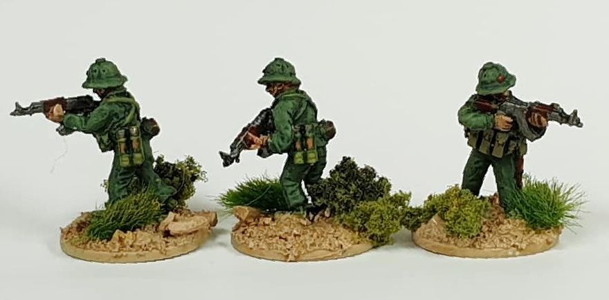 NVA04 North Vietnam Army skirmishing with AK47