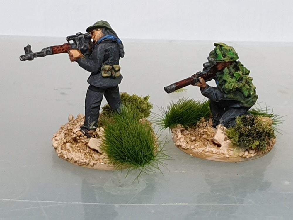 VC09 Viet Cong snipers. Female with SVD and Male with Mosin Nagant