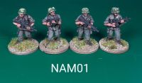 NAM01 - US Army M16s Advancing