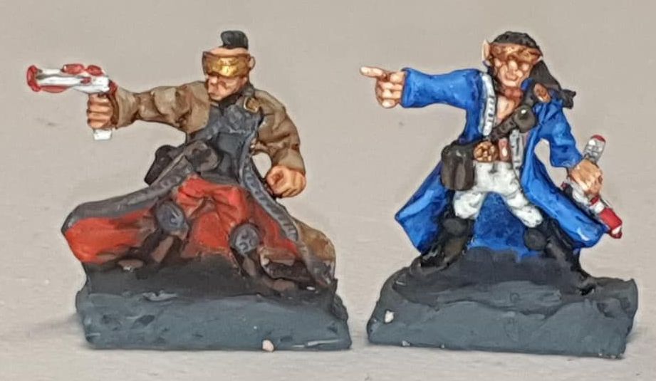 SIFI07 Acturian Pirate Captains with Ripper Guards