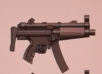 MP5A3 stock folded