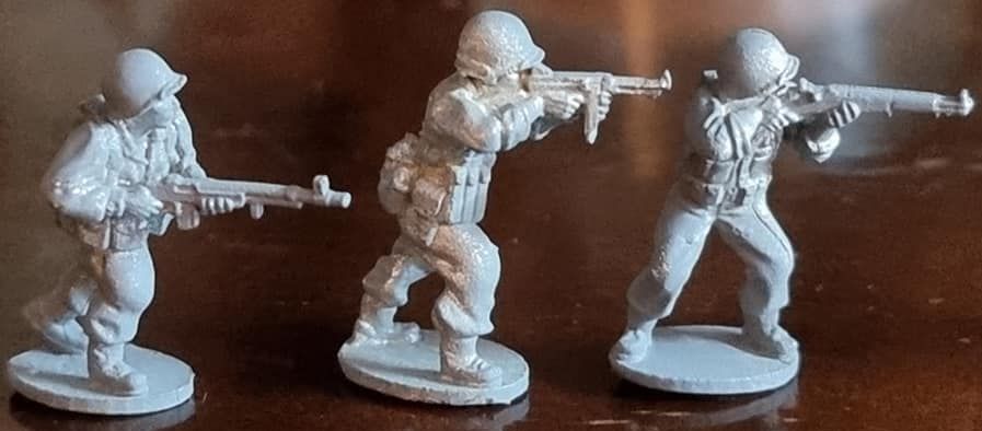 USR01 Rangers skirmishing with Tommy gun, BAR and Garand. Suitable for the 