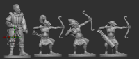 GOB03 Goblin Warriors with bows and arrows (3)