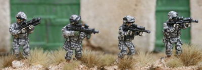 IOT02 US Army fireteam skirmishing