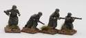 GMT01 riflemen advancing in rubberised coats