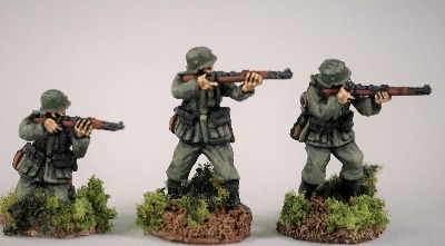 M36A02 German Infantry in M36 uniform and A frame K98 skirmishing