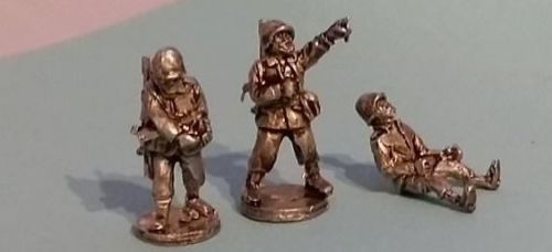 CWR19 Soviet ZPU AA gun crew in Khaki uniforms