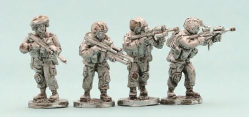 IBA14 US Army with M4 SOPMOD 2003-2007 Standing skirmish