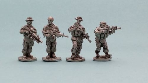 MCA18 USMC Patrol fireteam in MTV body armour and soft hats