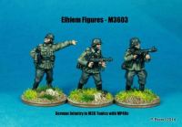 M36-03 German Infantry in M36 uniform NCOs with MP40s skirmishing