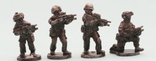 AUS02 Modern Australian F88 riflemen with Grenade Launchers