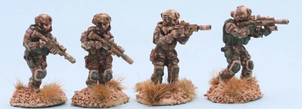 SF08 US SEAL DEVGRU team with carbines