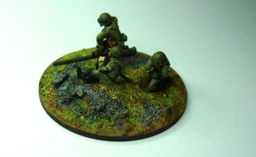 CWR14 Soviet Riflemen in Y strap webbing with SPG9 Recoiless rifle