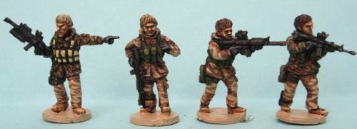UKSF01 Modern SAS (early 2000's) with L119A1 carbines
