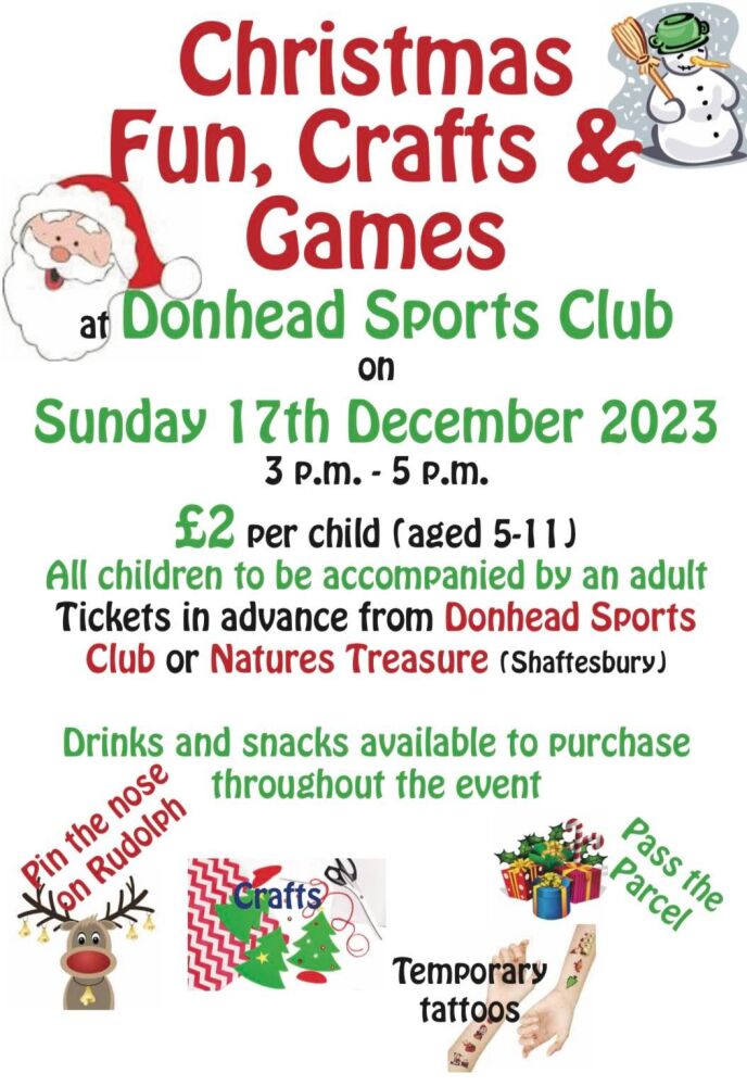 Dec 17 Donhead Sports Club 2023