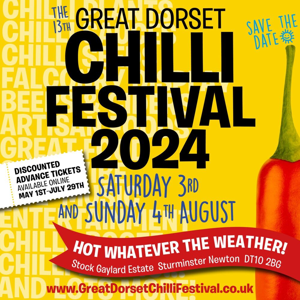 Aug 3 and 4 Dorset Chilli Festival 2024