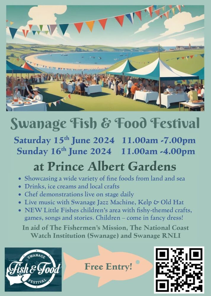June 15 and 16 Swanage Fish Festival 2024