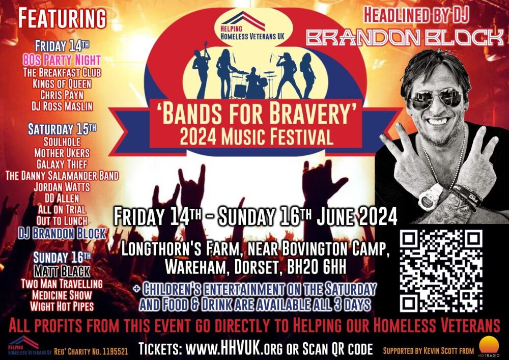 June 14 to 16 Longthorns Bands for Bravery Festival 2024