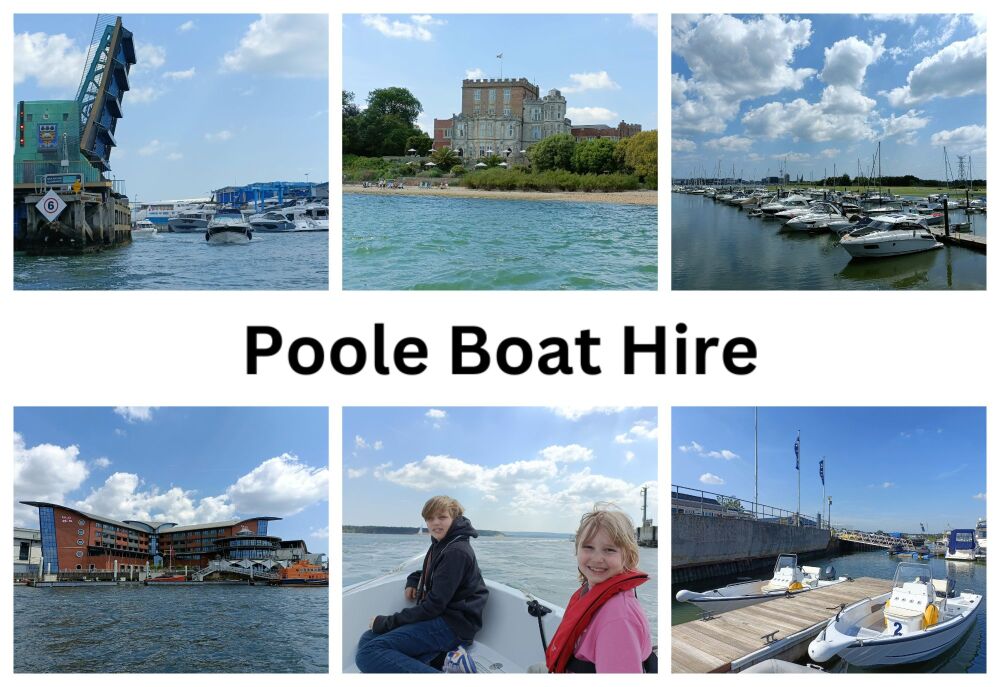 POOLE BOAT HIRE COLLAGE