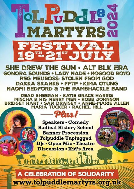 July 19 to 21 Tolpuddle Martyrs Festival 2024