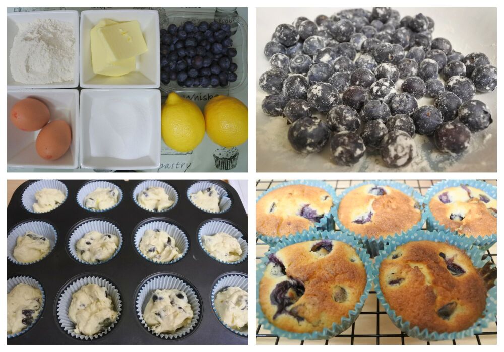 LEMON AND BLUEBERRY CUPCAKES BLOG 2016