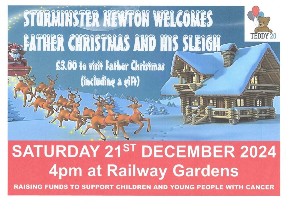 Dec 21 Sturminster Newton Railway Gardens Santa 2024