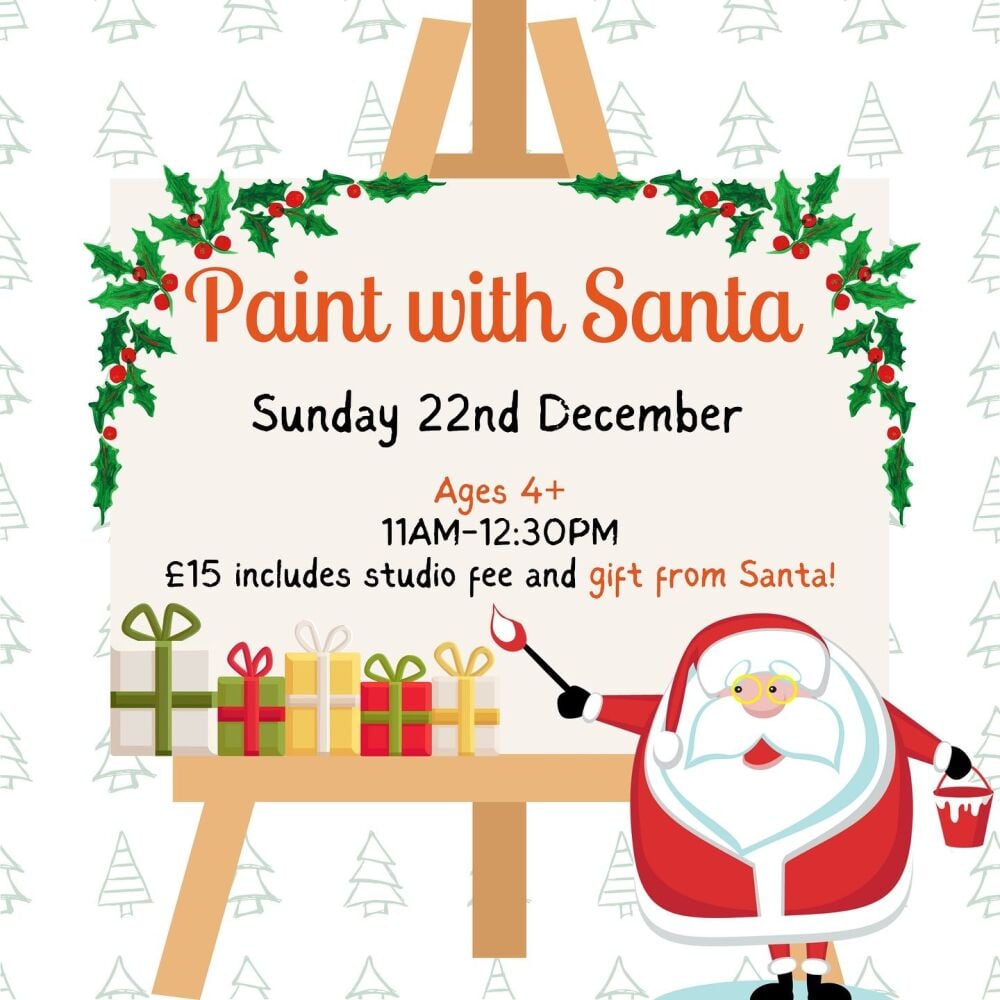 Dec 22 Splat Paint with Santa 2024