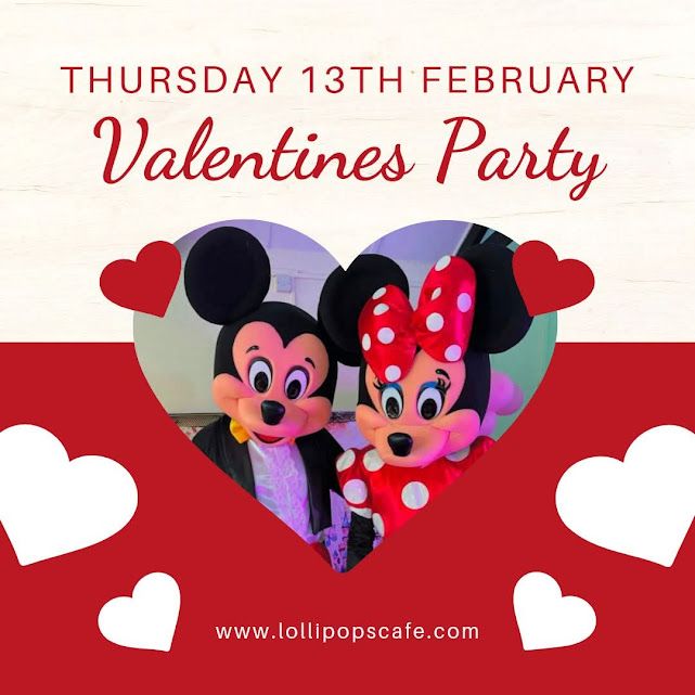 Feb 13 Lollipops Valentines Party 2025